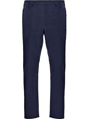 Prada Light stretch technical fabric trousers - Blue