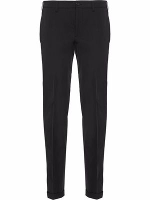Prada light technical stretch trousers - Black