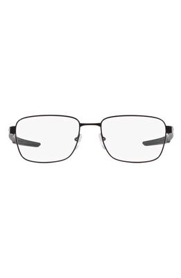 Prada Linea Rossa 57mm Pillow Optical Glasses in Matte Black