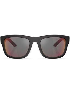 Prada Linea Rossa PS 01ZS square-frame sunglasses - Black