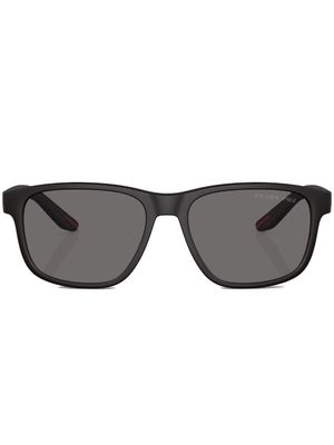 Prada Linea Rossa round-frame sunglasses - Black