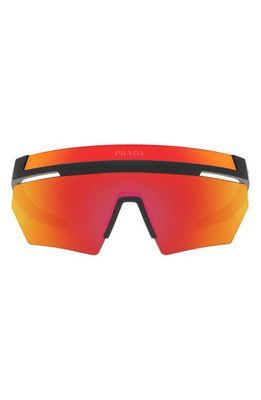 Prada Linea Rossa Shield Sunglasses in Orange