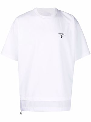 Prada logo-print short-sleeve T-shirt - White