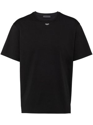 Prada logo-print short-sleeved T-shirt - Black