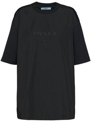 Prada logo-print T-shirt - Black