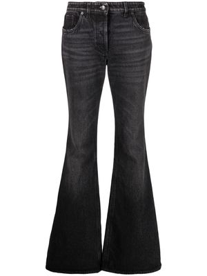 Prada low-rise flared leg jeans - Black