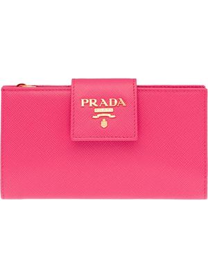 Prada medium saffiano wallet - Pink