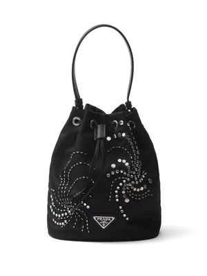 Prada mini Re-Nylon bucket bag - Black