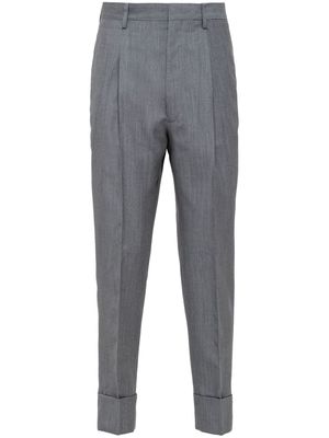 Prada mohair wool tailored trousers - Grey