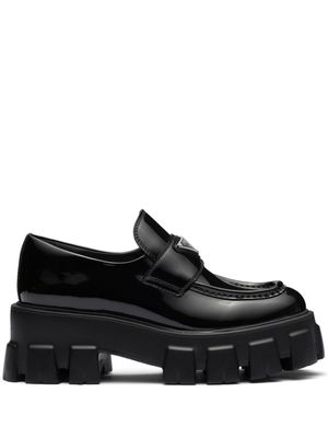 Prada Moonlith patent leather loafers - Black