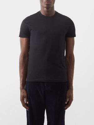 Prada - Pack Of Three Crew-neck Cotton-jersey T-shirts - Mens - Black