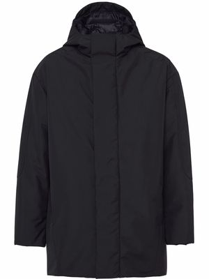 Prada padded hooded coat - Black