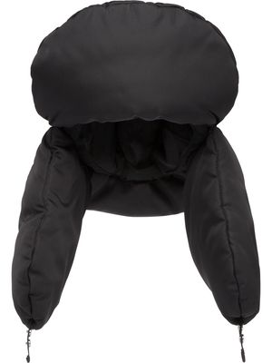 Prada padded nylon gabardine hat - Black