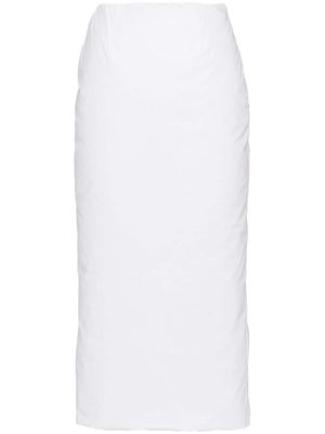 Prada padded pencil skirt - White