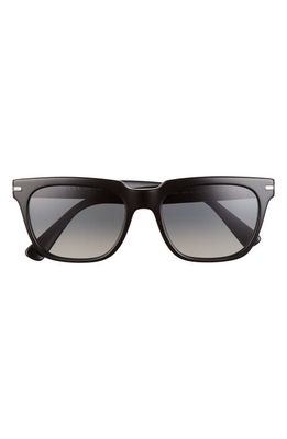 Prada Pillow 56mm Rectangular Sunglasses in Black/Grey Gradient