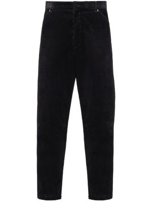 Prada Pinwale corduroy tapered trousers - Black