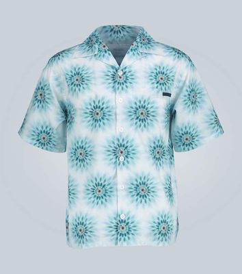 Prada Pois print cotton poplin shirt