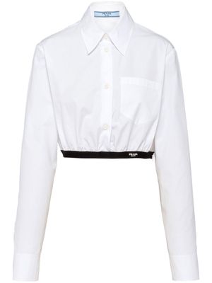 Prada poplin cotton shirt - White