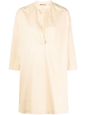 Prada Pre-Owned 1990s band-collar blouse - Neutrals