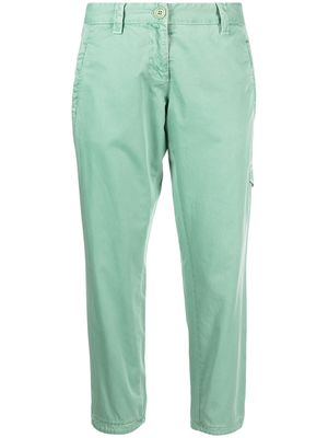 Prada Pre-Owned 1990s mid-rise cropped trousers - Green