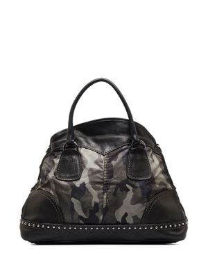 Prada Pre-Owned 2000-2010 camouflage-print two-way handbag - Black