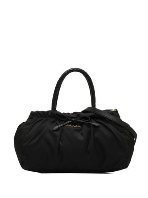 Prada Pre-Owned 2000-2015 Tessuto Bow handbag - Black