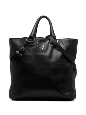 Prada Pre-Owned 2010 Daino two-way tote bag - Black
