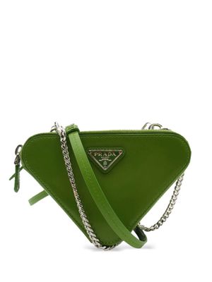 Prada Pre-Owned 2013-2022 Mini Triangle shoulder bag - Green