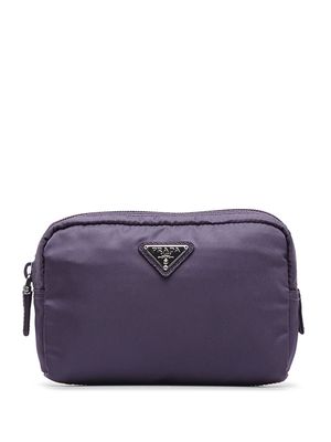 Prada Pre-Owned 2013-2023 Tessuto pouch - Purple