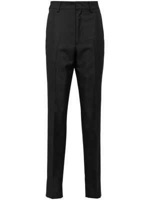 Prada pressed-crease slim-fit trousers - Black