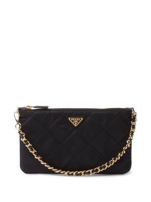 Prada quilted Re-Nylon pouch - Black