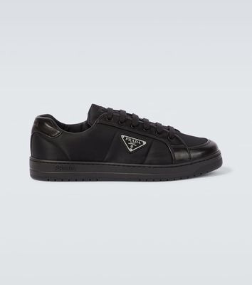 Prada Re-Nylon and leather sneakers