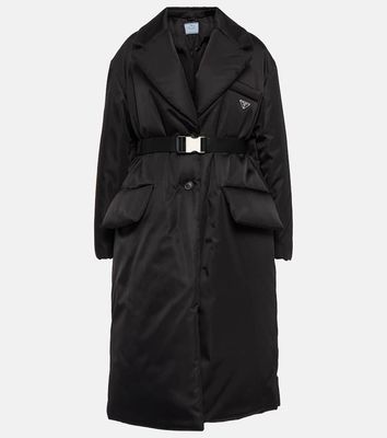 Prada Re-Nylon belted puffer coat