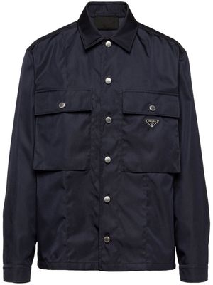 Prada Re-Nylon blouson jacket - Blue