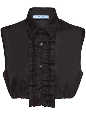 Prada Re-Nylon cropped shirt - Black