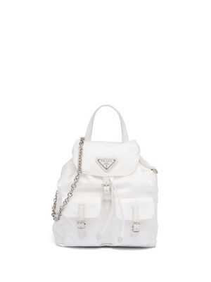 Prada Re-Nylon mini backpack - White