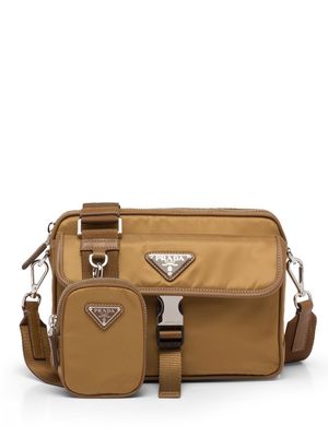Prada Re-Nylon pouch crossbody bag - Brown