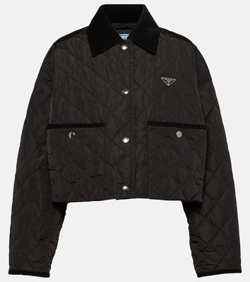 Prada Re-Nylon quilted cropped jacket