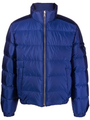 Prada Re-Nylon short puffer jacket - Blue