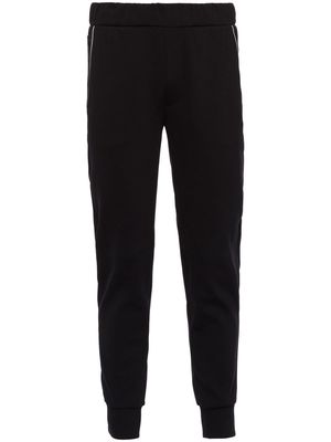 Prada Re-Nylon triangle-logo sweatpants - Black