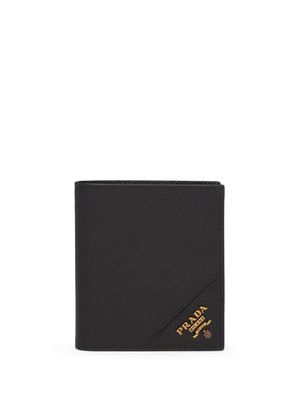 Prada Saffiano folding wallet - Black