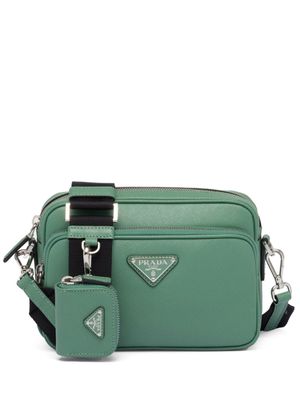 Prada saffiano-leather shoulder bag - Green