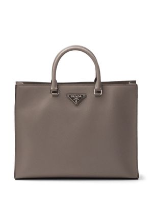 Prada Saffiano leather tote bag - Grey