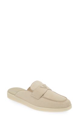 Prada Saint Tropez Loafer Mule in Deserto