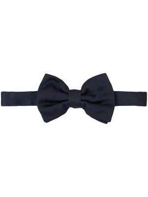 Prada silk bow tie - Blue