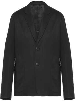 Prada single-breasted blazer jacket - Black