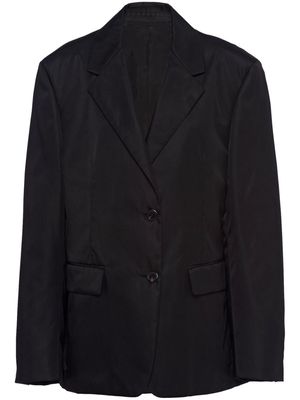 Prada single-breasted button-fastening jacket - Black