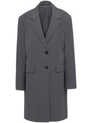 Prada single-breasted coat - Grey