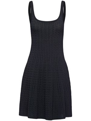 Prada sleeveless Viscose minidress - Black