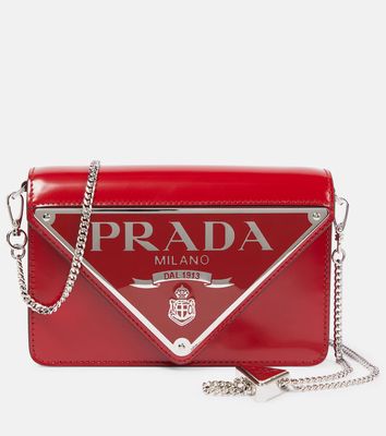 Prada Small logo leather crossbody bag